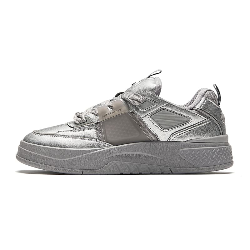 Anta Xiu Yu PRO Wear-Resistant Low-Top Skateboard Shoes Women's Dove Gray