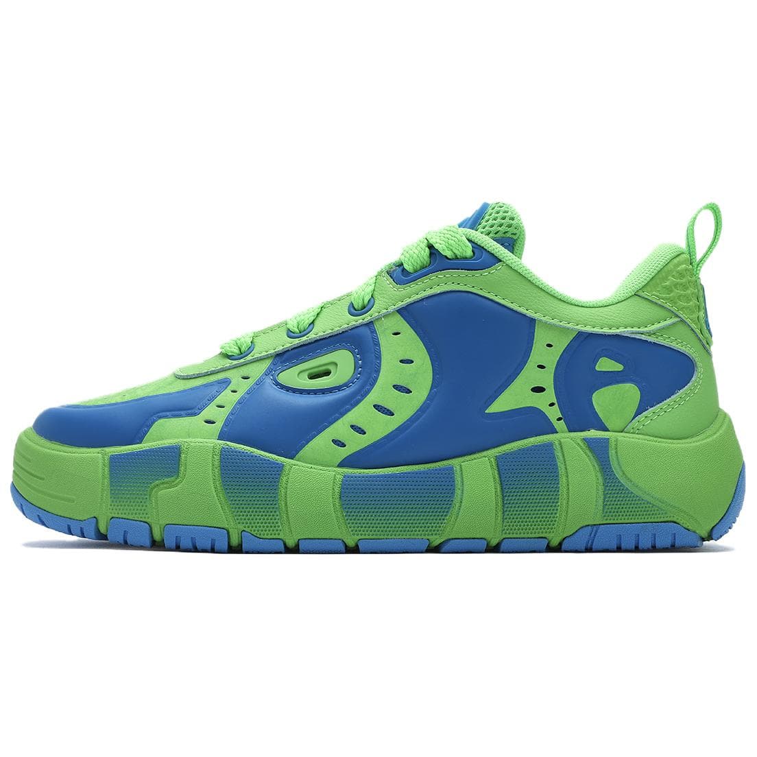 FILA Melt Skateboard Shoes Women's Low-Top Grass Green Blue