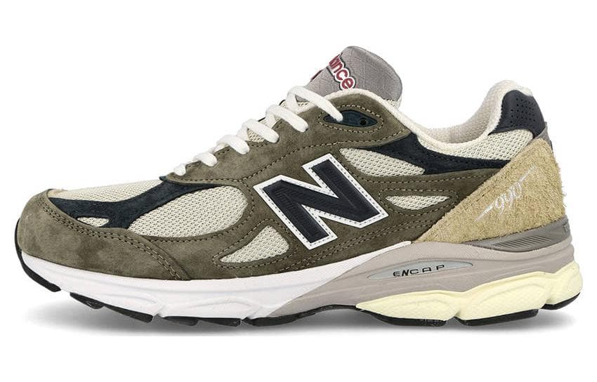 New Balance 990v3 MiUSA Grey Blue Olive