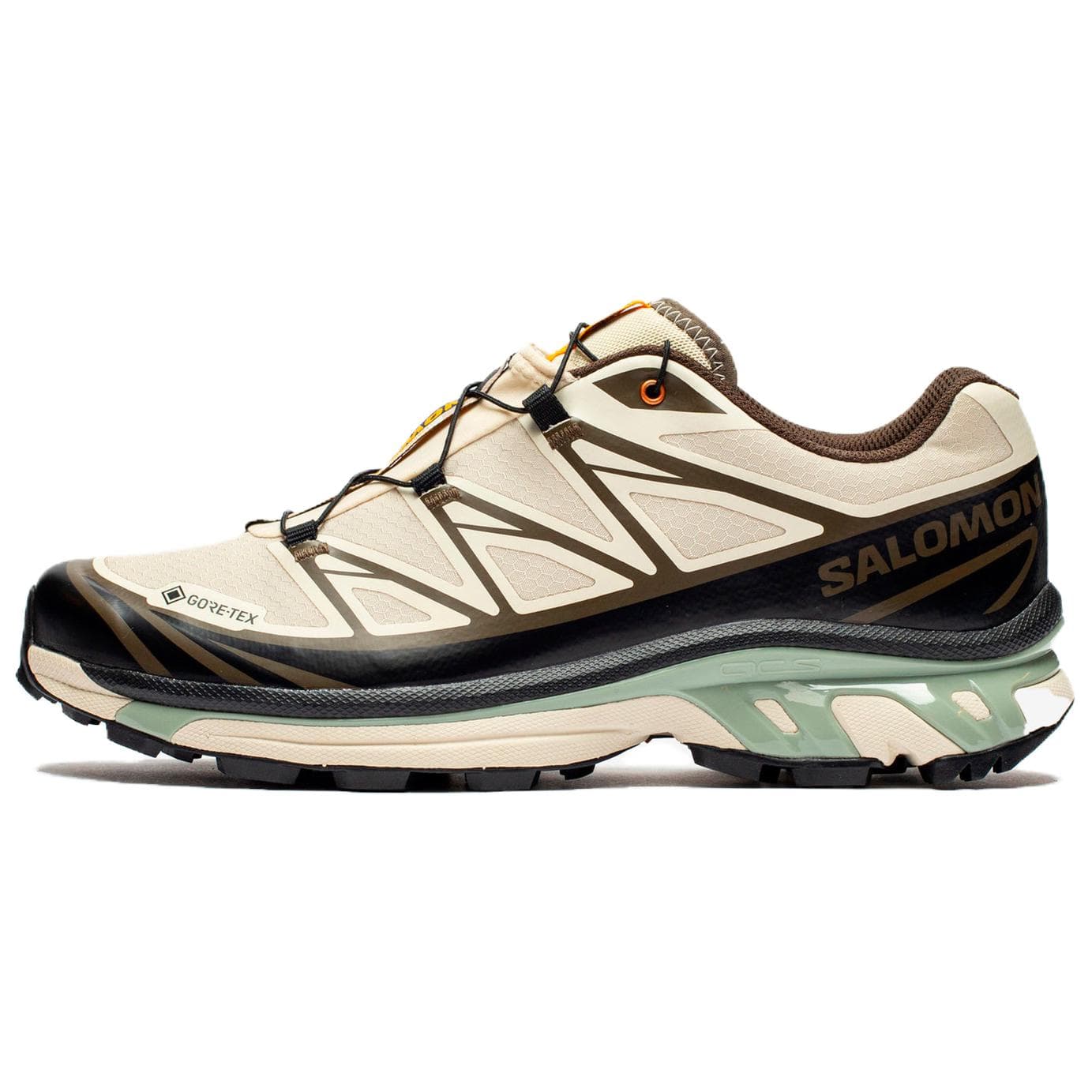 SALOMON XT-6 Gore-Tex Sneakersnstuff Almond Milk Seagrass