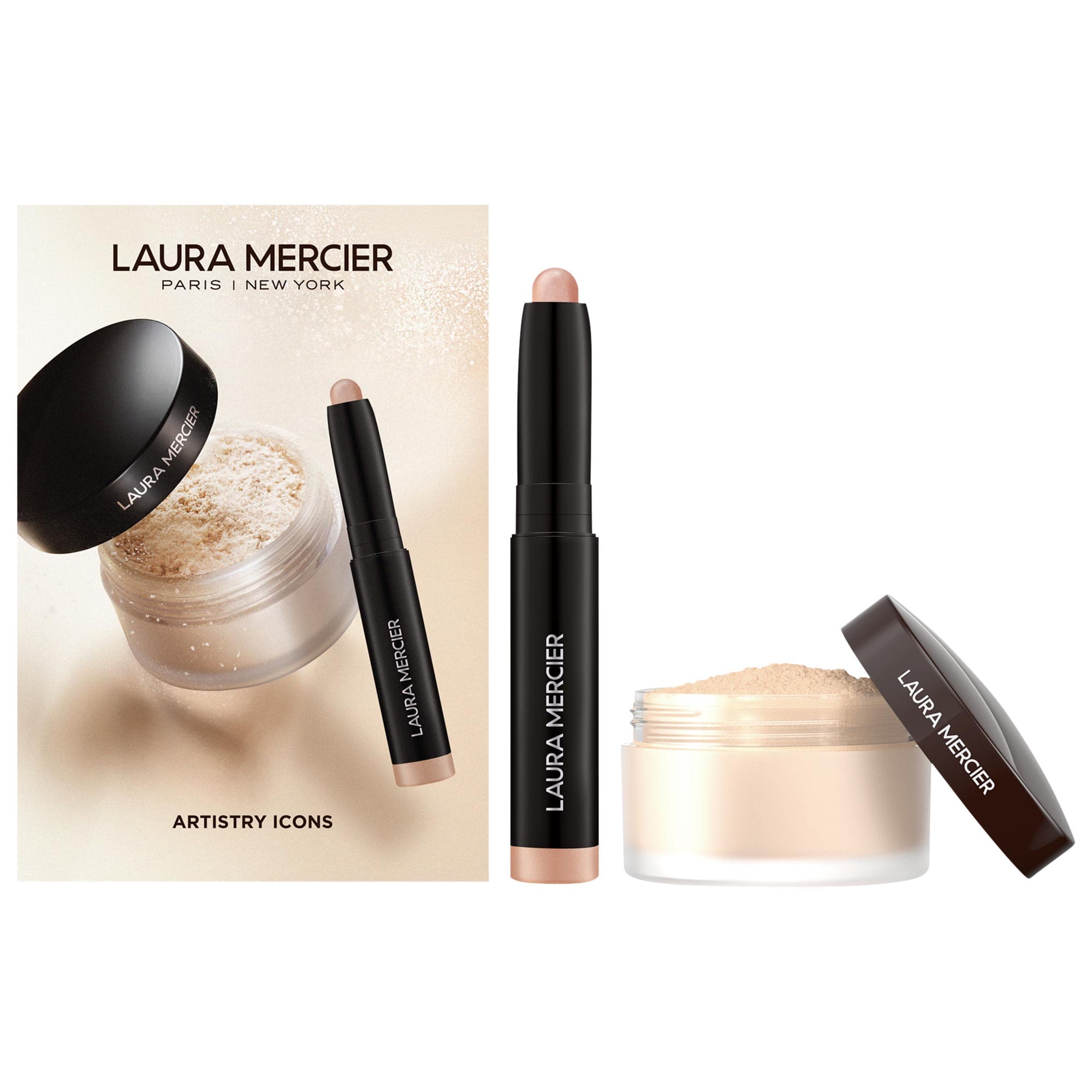 Mini Artistry Icons Loose Powder and Eyeshadow Set