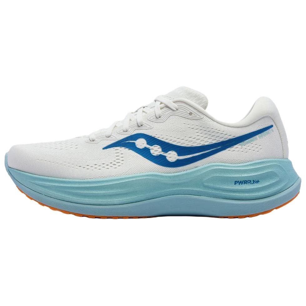 Saucony PHOENIX INFERNO Firebird 5 Versatile Comfortable Running Training Commute Breathable Running Shoes Unisex White Blue