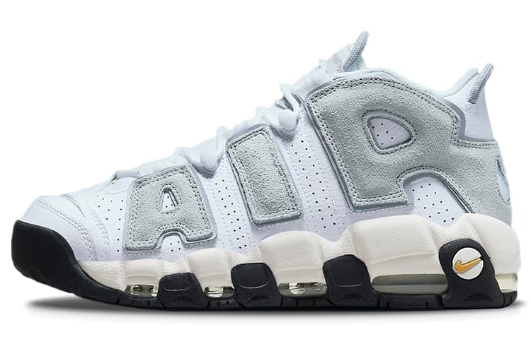 Nike Air More Uptempo Air 'Wolf Grey Solar Flare'