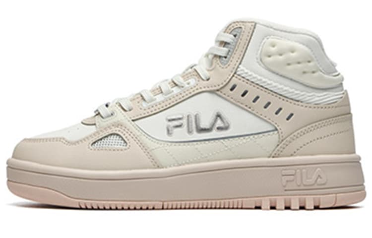FILA Glory Vintage Basketball Shoes Women's Mid-Top White/Pink