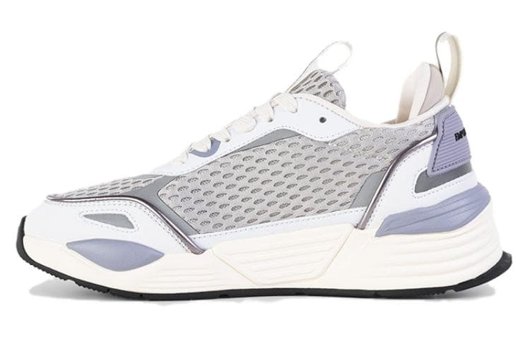 EMPORIO ARMANI Logo-plaque Low-top Sneakers