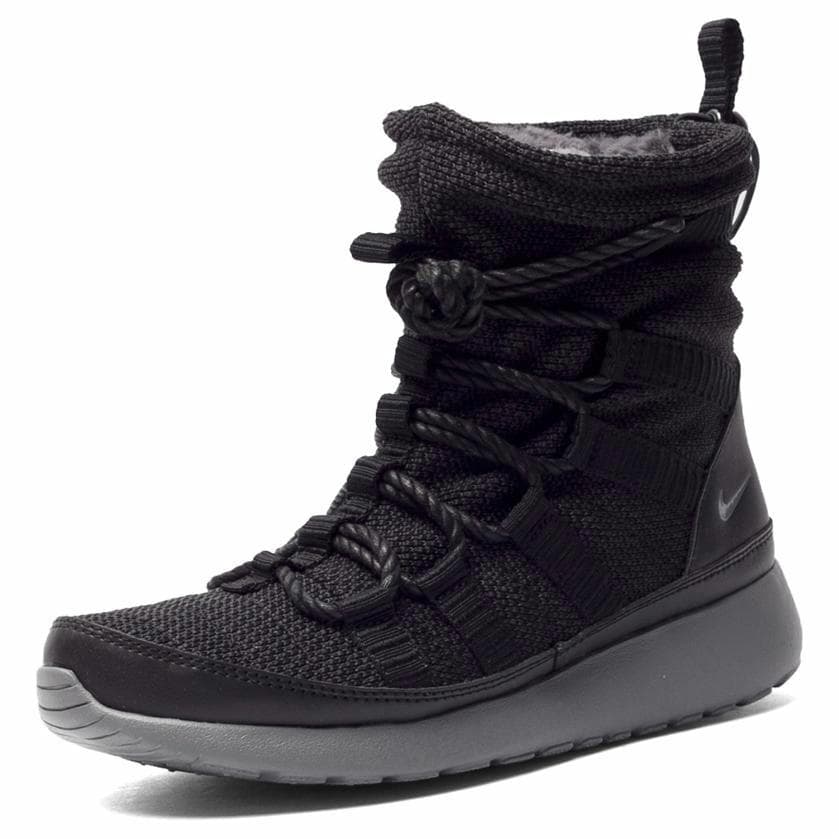Nike Roshe One Warm And Wear-Resistant Short Snow Boots Women's Black