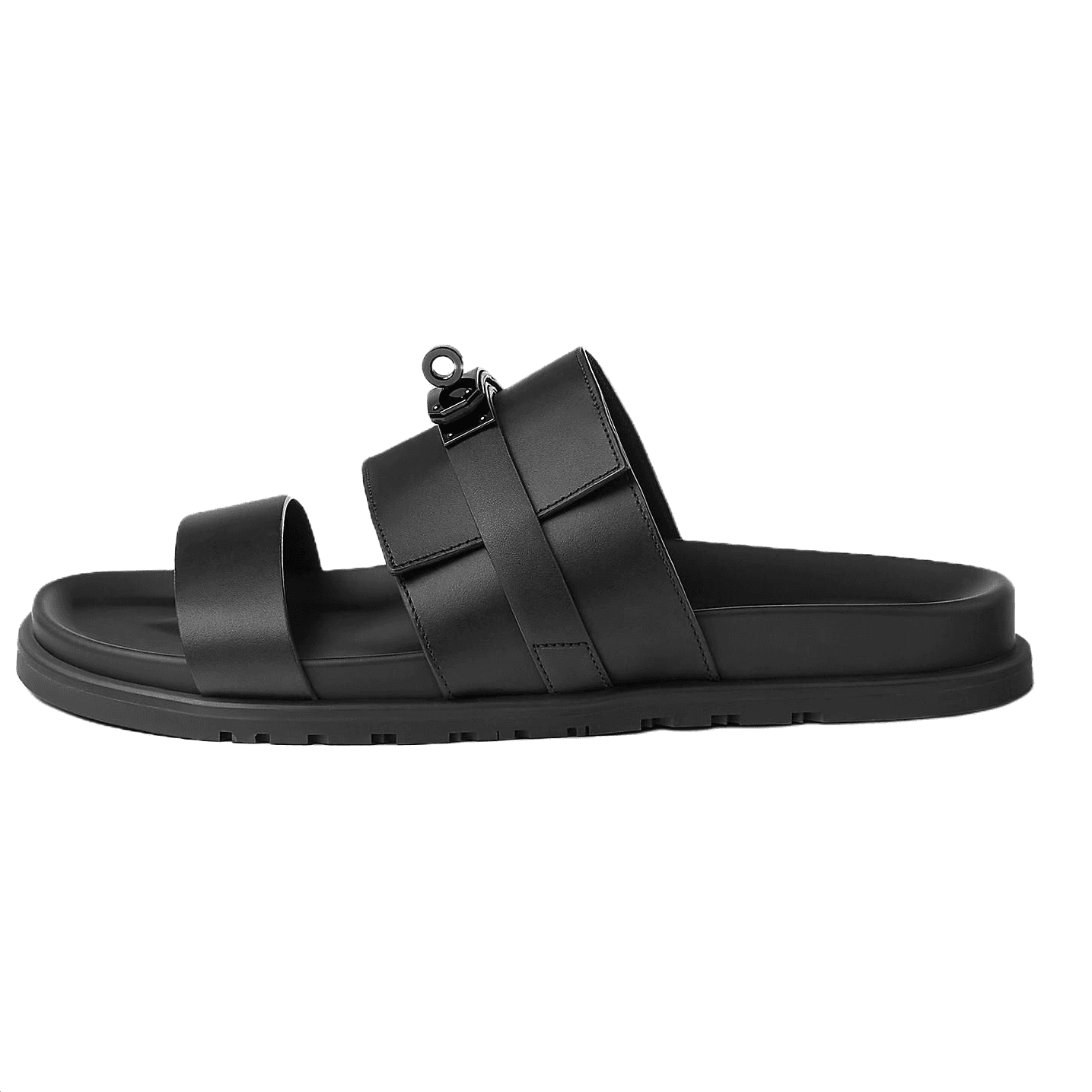 HERMES Quick Dry Slide Slippers Men's Black