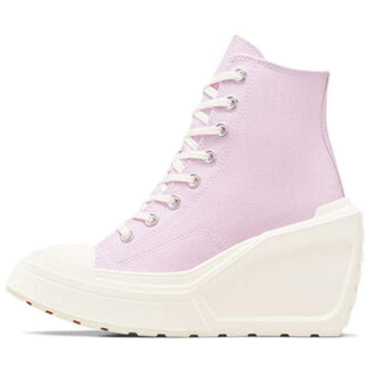 Converse Chuck 70 De Luxe Wedge Comfortable High-Top Canvas Shoes Women's Purple/White/Black