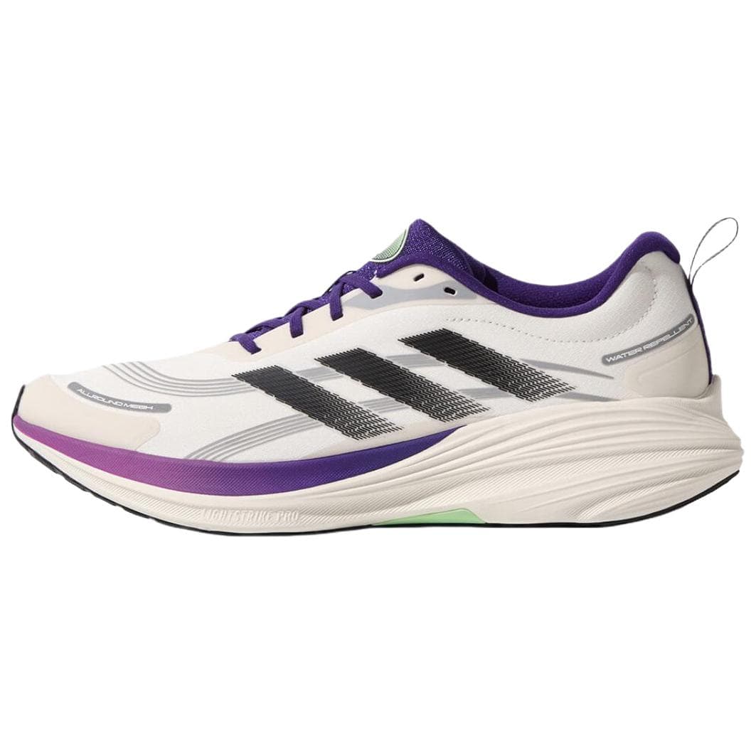 adidas ETHER LITE Comfortable Durable Cushioned Slip-Resistant Breathable Running Shoes Unisex White Purple