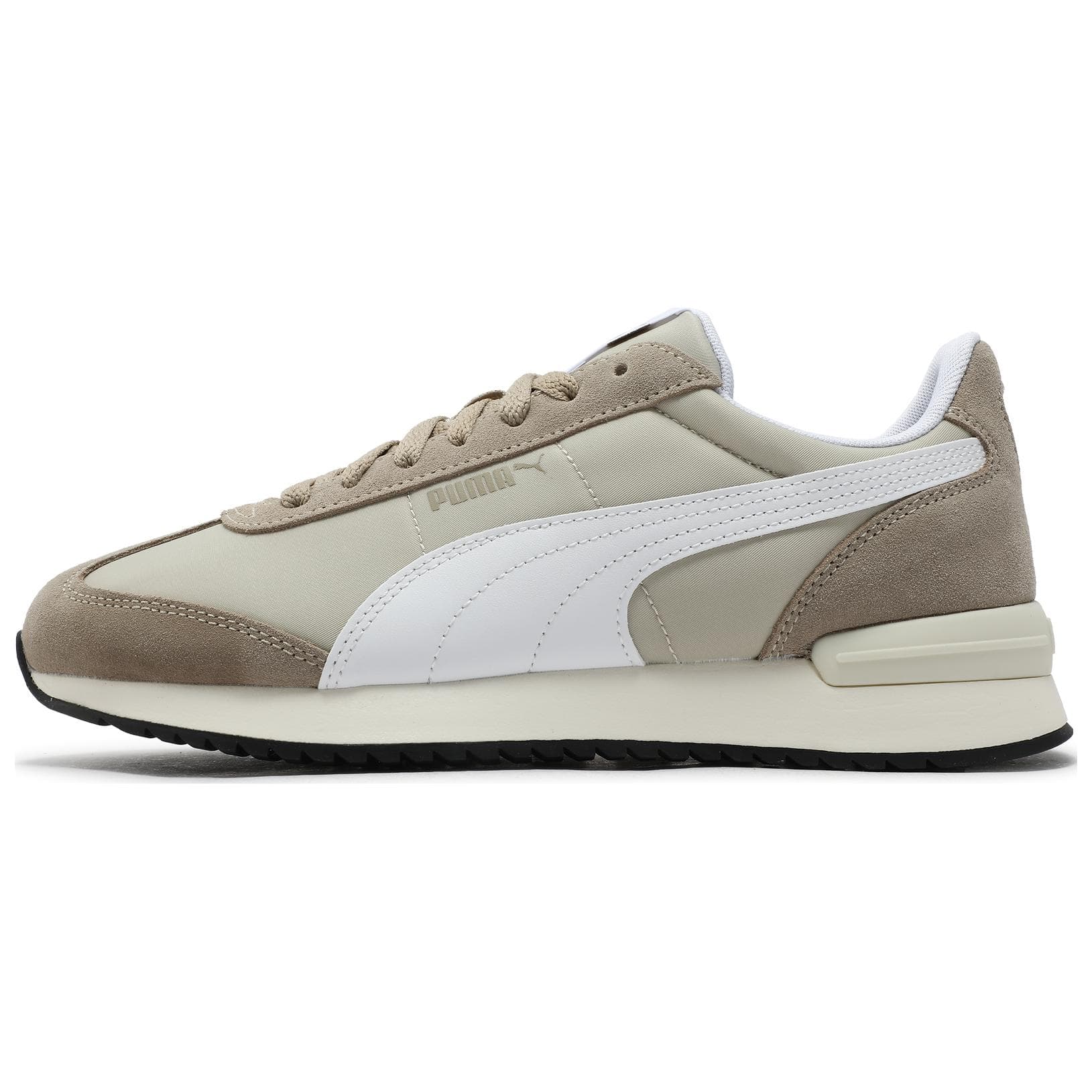 PUMA R78 Nylon Retro Comfortable Versatile Low-Top Casual Shoes Unisex Gray Brown