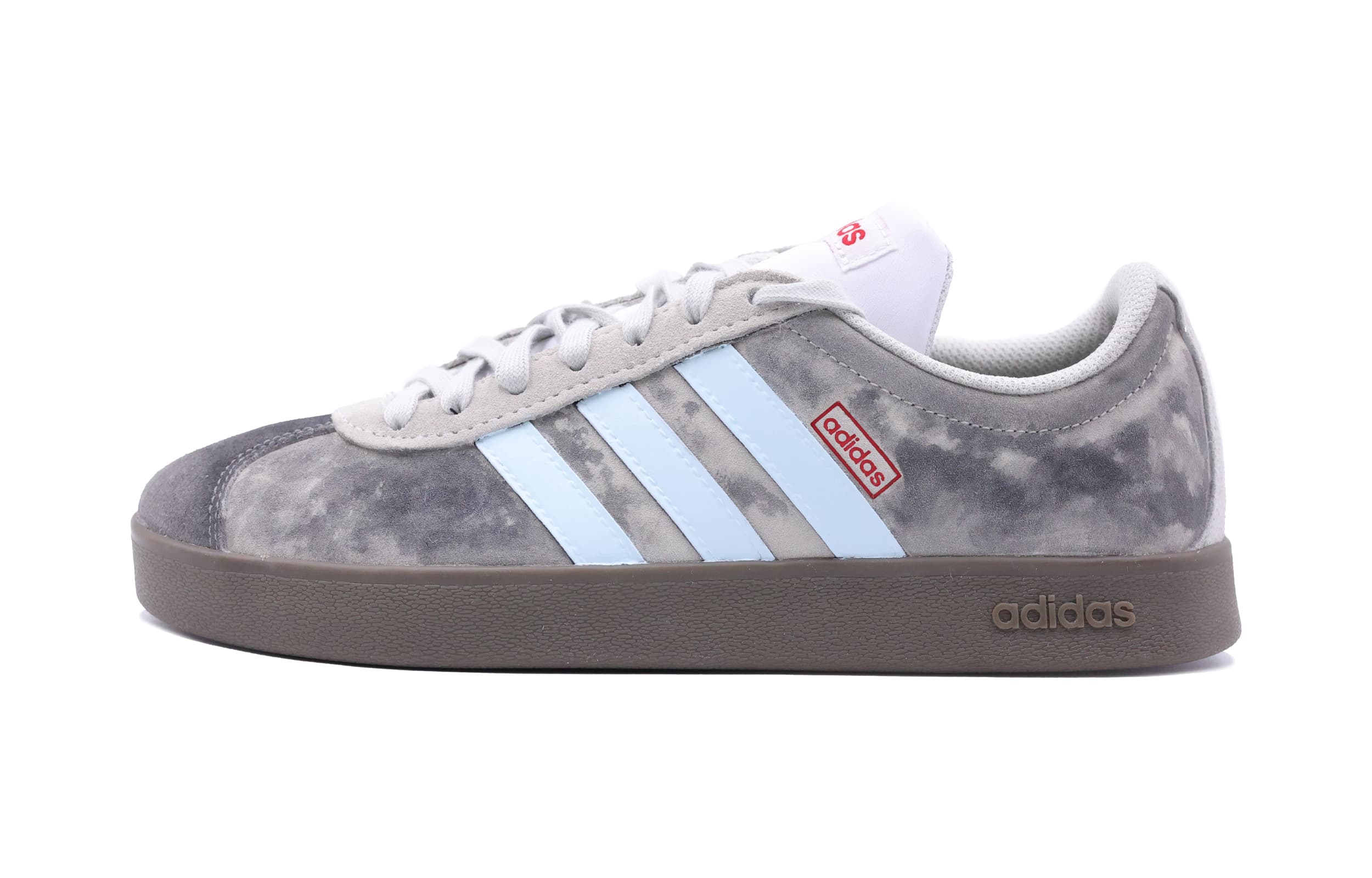 Adidas Neo Vl Court Huinamu Liao Anti-Slip Wear-Resistant Low-Top Skateboard Shoes Unisex Gray