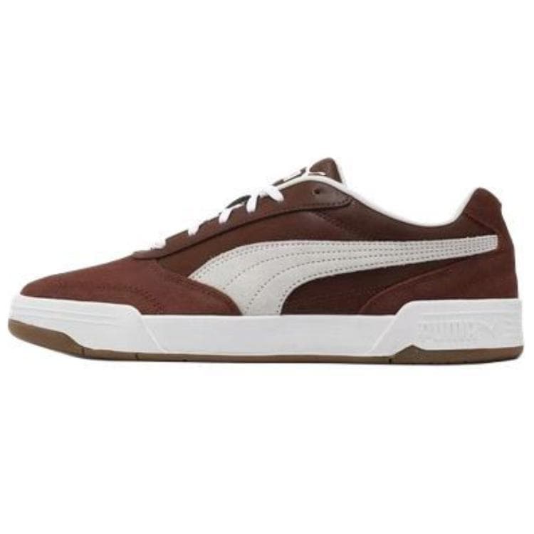 PUMA C-Skate Skateboard Shoes Men Low-Top Caramel/White