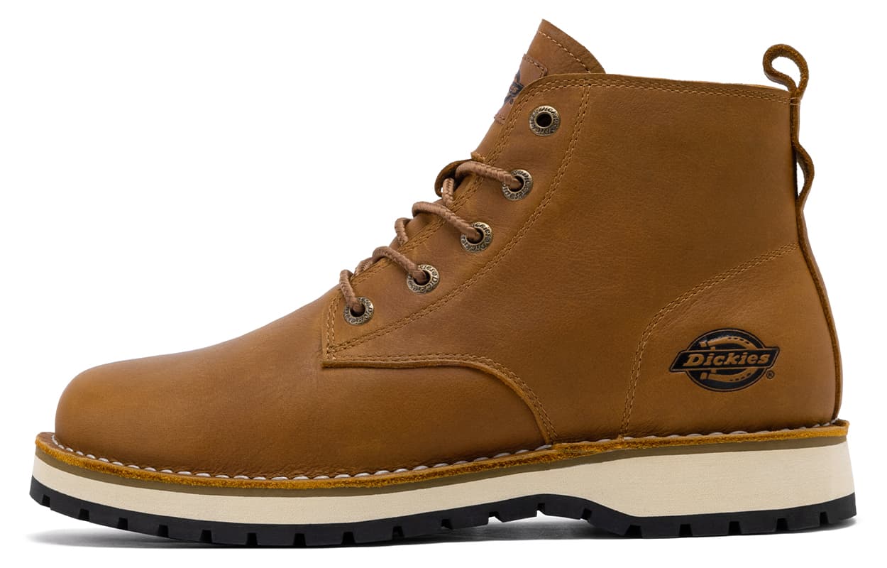 Dickies Short Mid-Calf Martin Boot Men's Red Brown