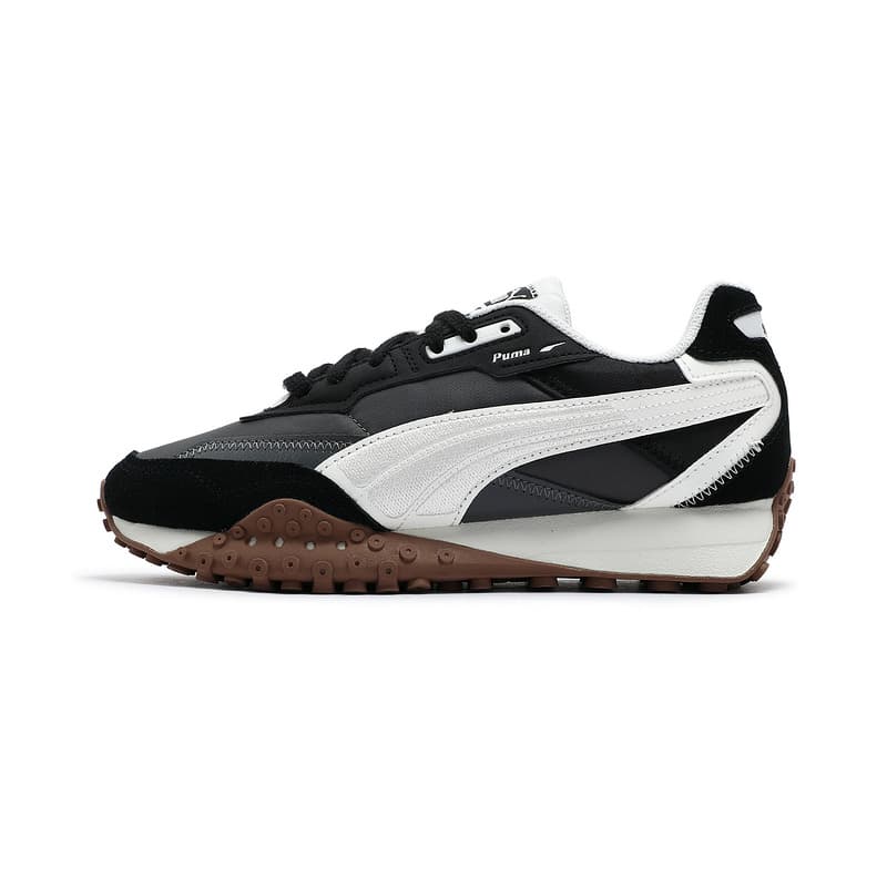 PUMA Blktop Rider Anti-Slip Wear-Resistant Low-Top Casual Shoes Unisex Black Gray White