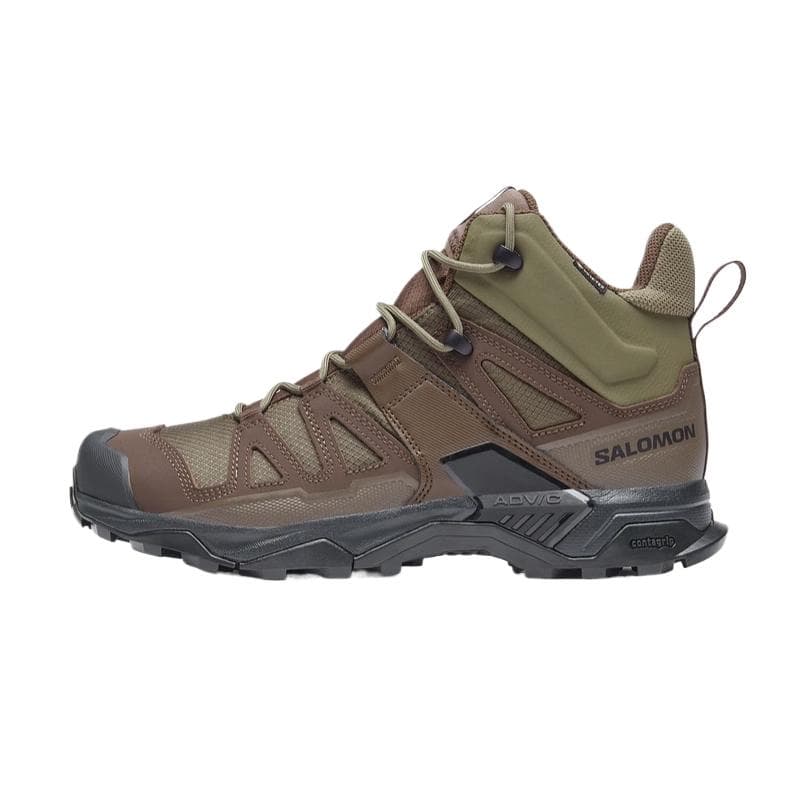 Salomon Trekking Shoes Mid-Top Brown Unisex