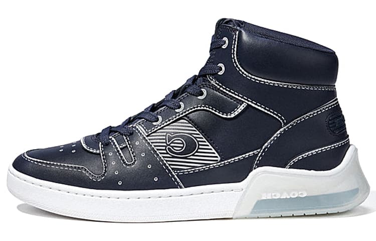 COACH CitySole Stylish Skateboarding Shoes Men's Dark Blue