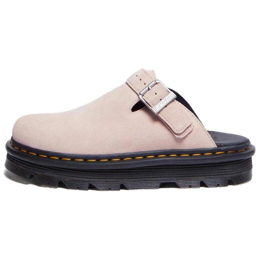 Dr. Martens Zebzag Suede Fashion Simple Comfortable Trendy Low-Top Casual Shoes Unisex Pink