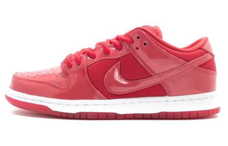 Nike SB Dunk Low Red Patent Leather