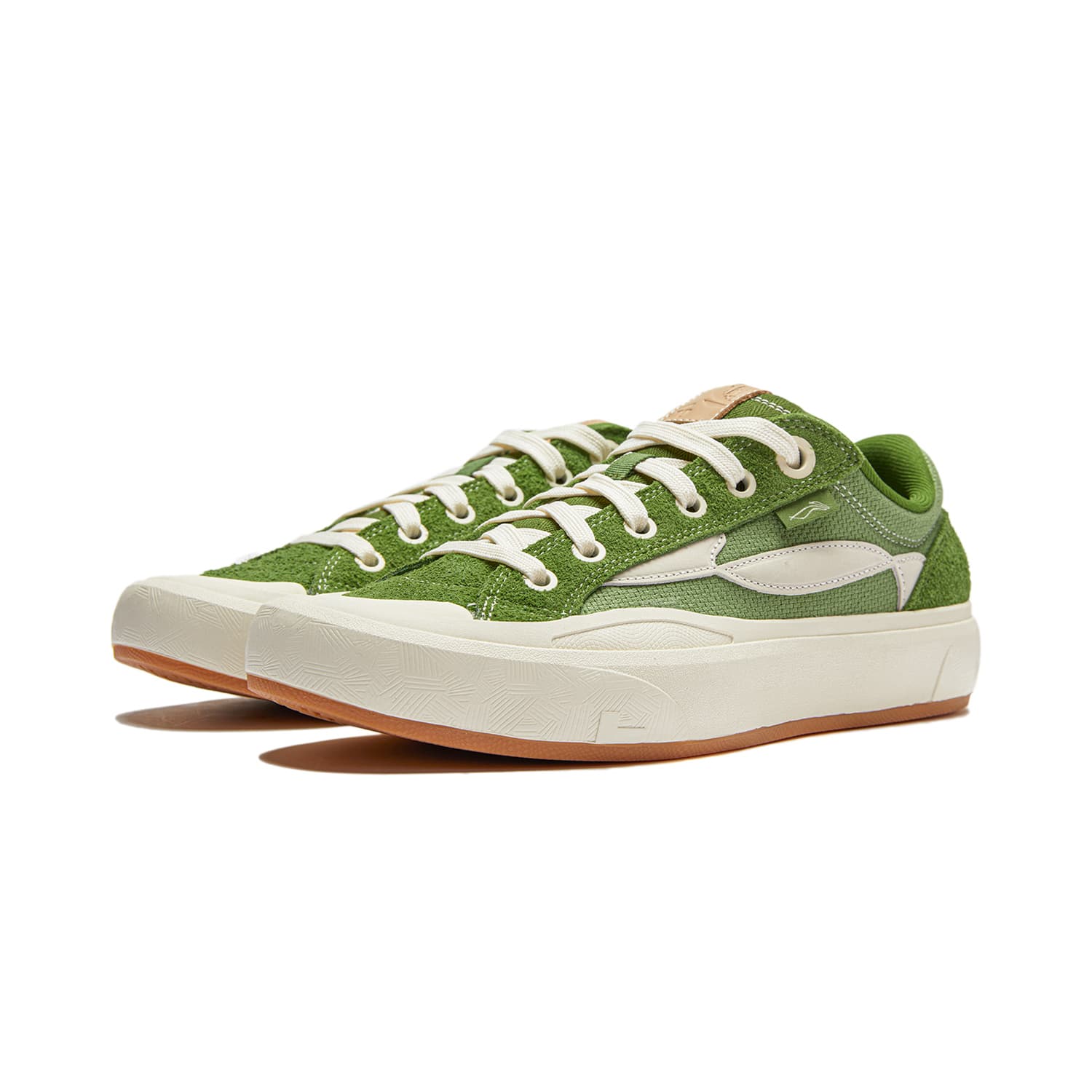 LiNing Wave S70 Low-Top Skateboard Shoes Men's Stone Moss Green