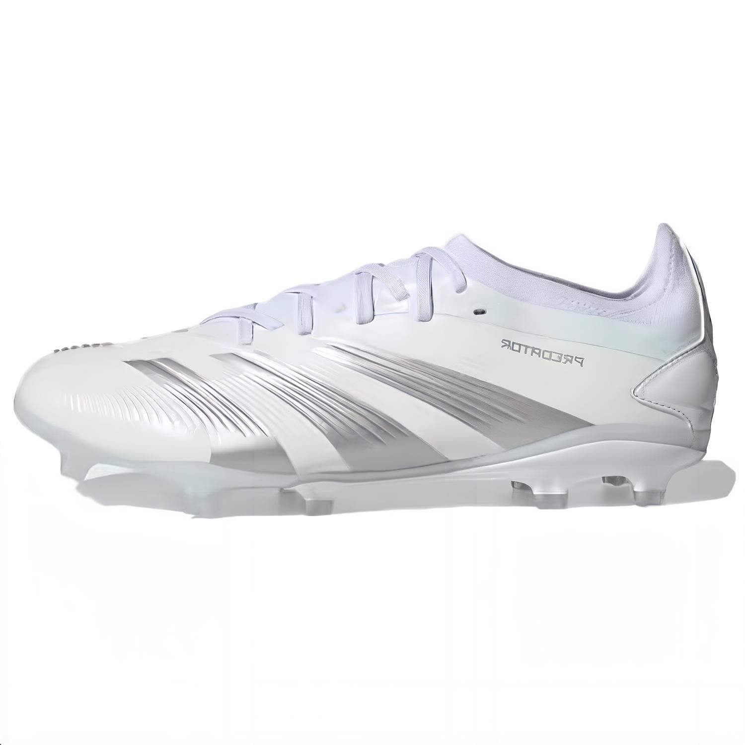 Adidas Predator 24 Pro Fg Cloud White Silver Metallic