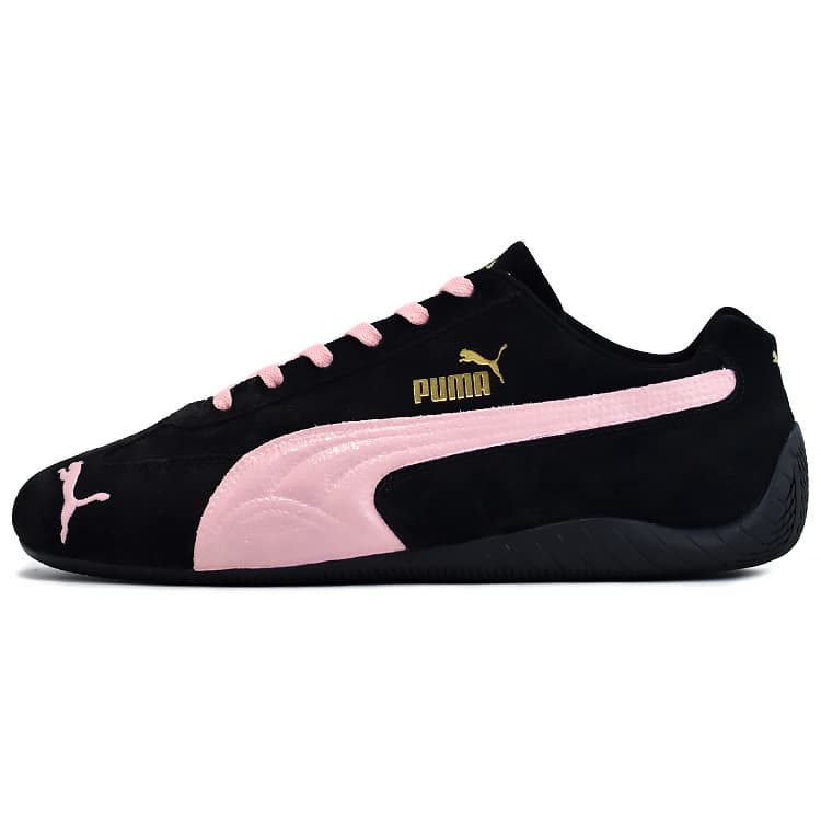 PUMA Speedcat Anti-Slip Wear-Resistant Low-Top Casual Shoes Unisex Black Pink