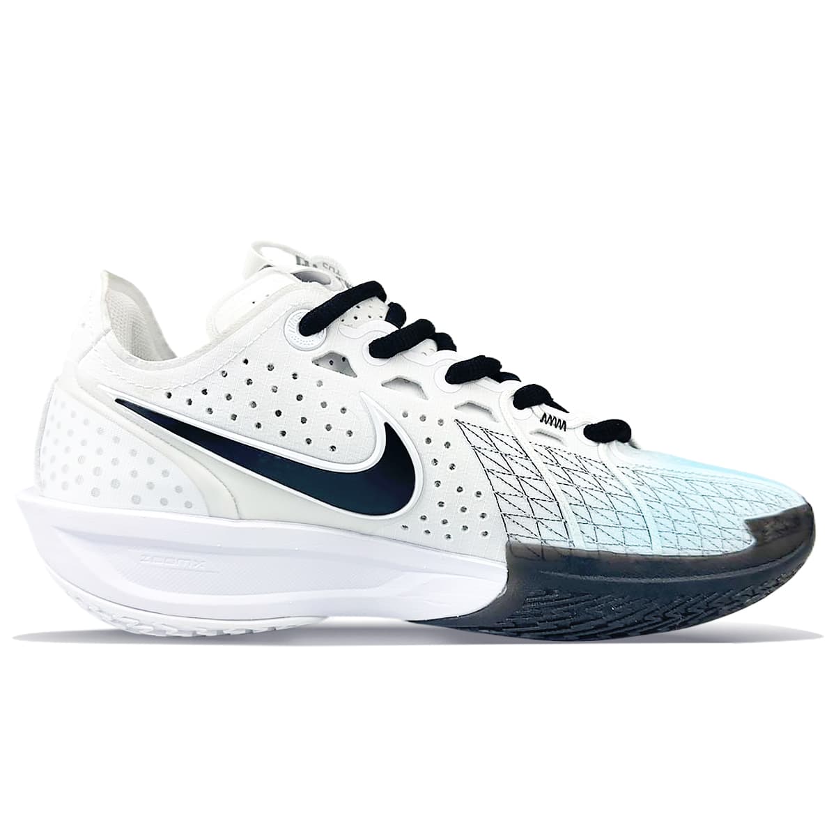 Nike Air Zoom G.T. Cut 3 Cushioning Wear-Resistant Low-Top Basketball Shoes Unisex Blue White