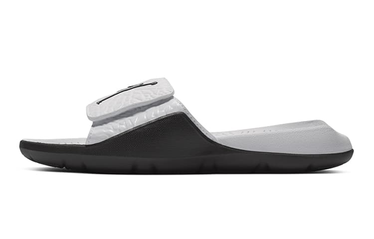 Jordan Hydro 7 V2 Kids' Slippers Black Gray Teenagers