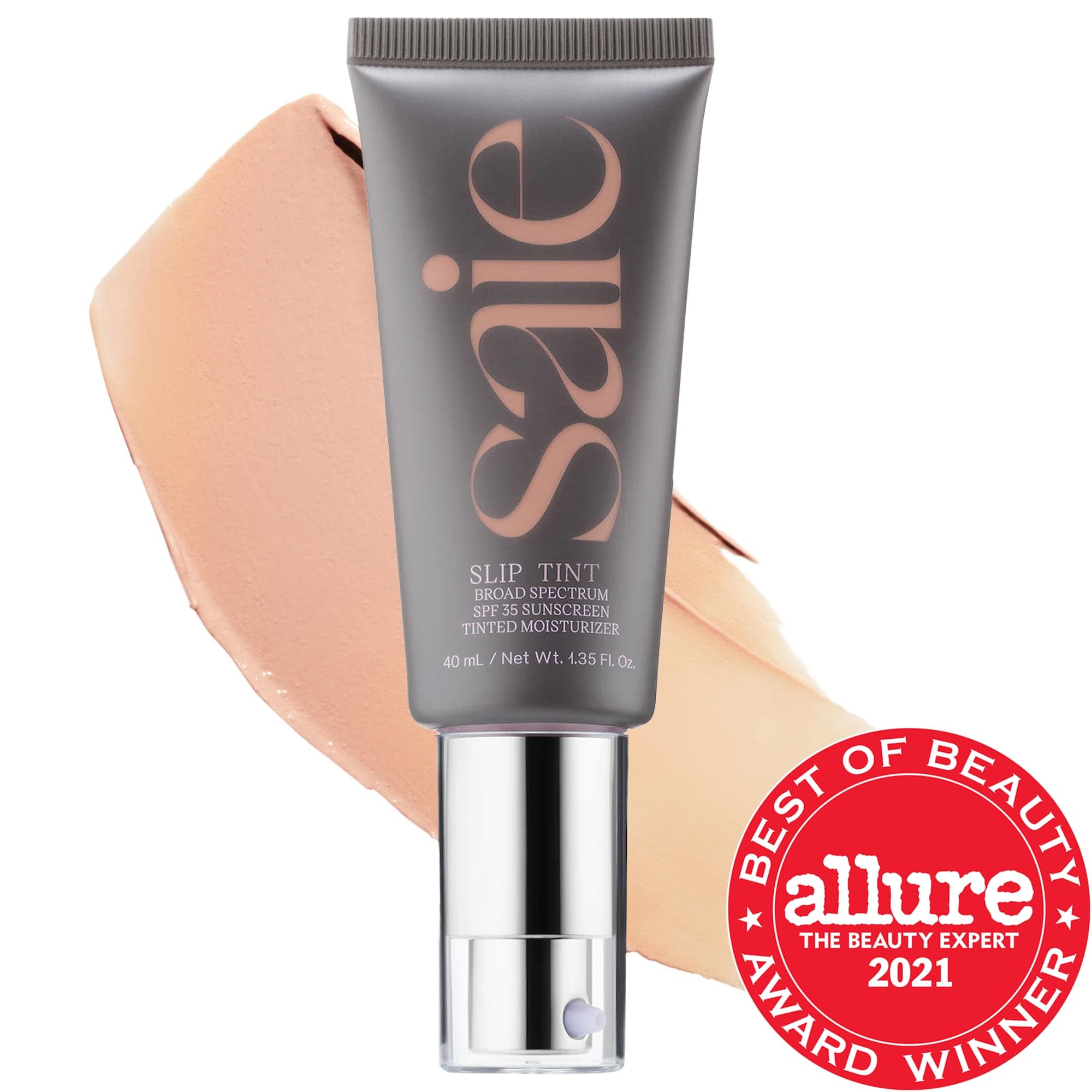 Slip Tint – Lightweight Tinted Moisturizer with Mineral Zinc SPF 35 and Hyaluronic Acid