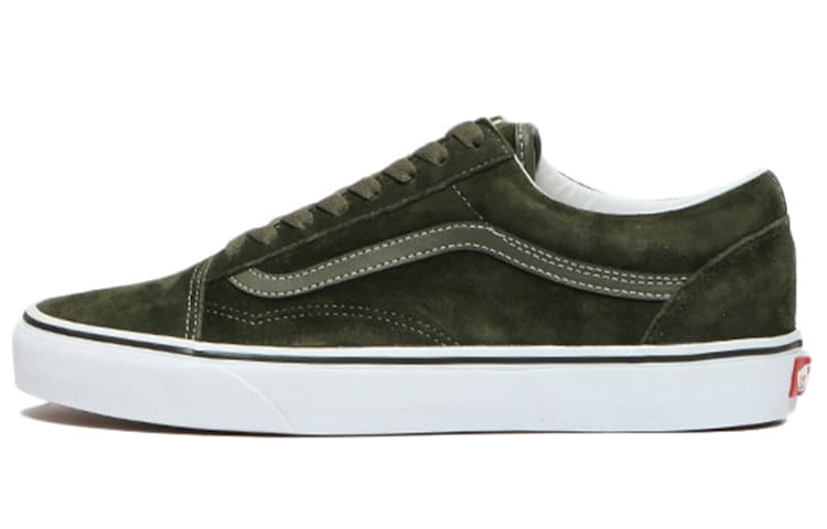 Old Skool Vans 'Pig Suede - Olive'