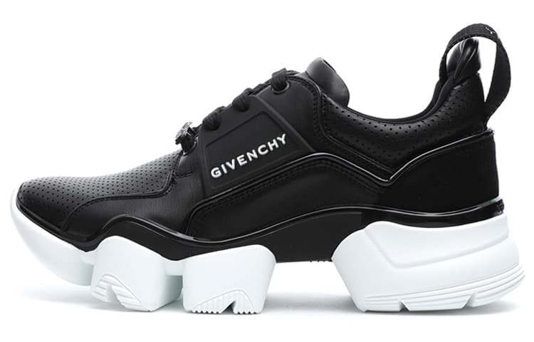 Givenchy Cowhide Comfortable Lace-Up Low-Top Casual Shoes Women's Black