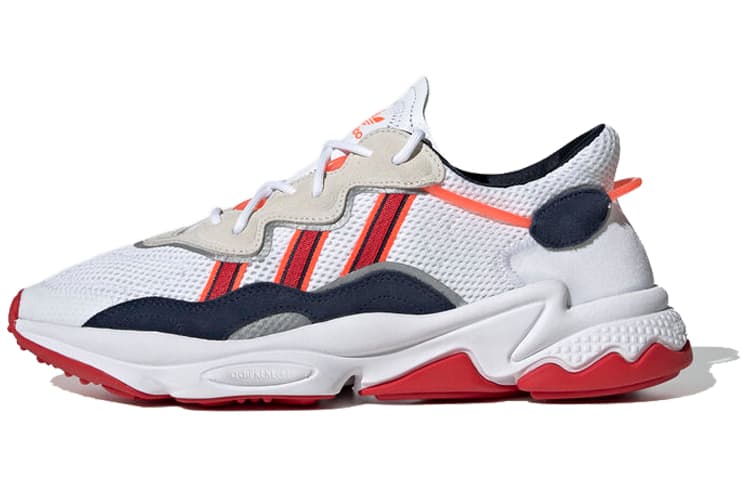 Ozweego Adidas Originals 'White Collegiate Navy Scarlet'