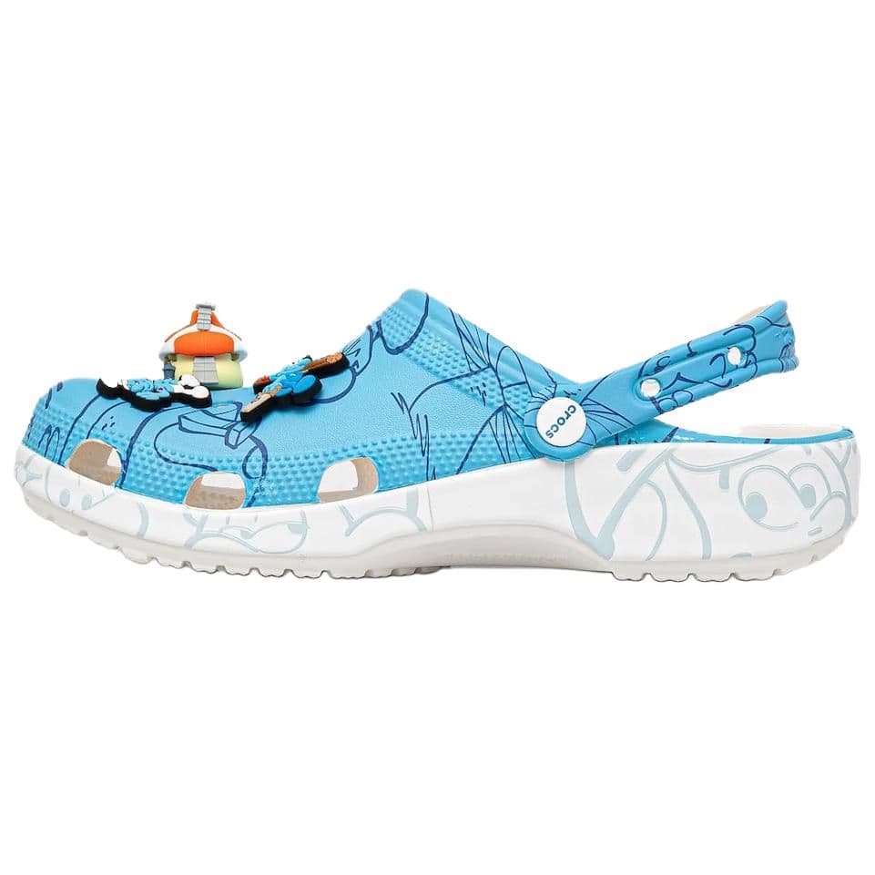 Crocs Classic Smurfs Clog Fashion Elegant Clogs Unisex Blue