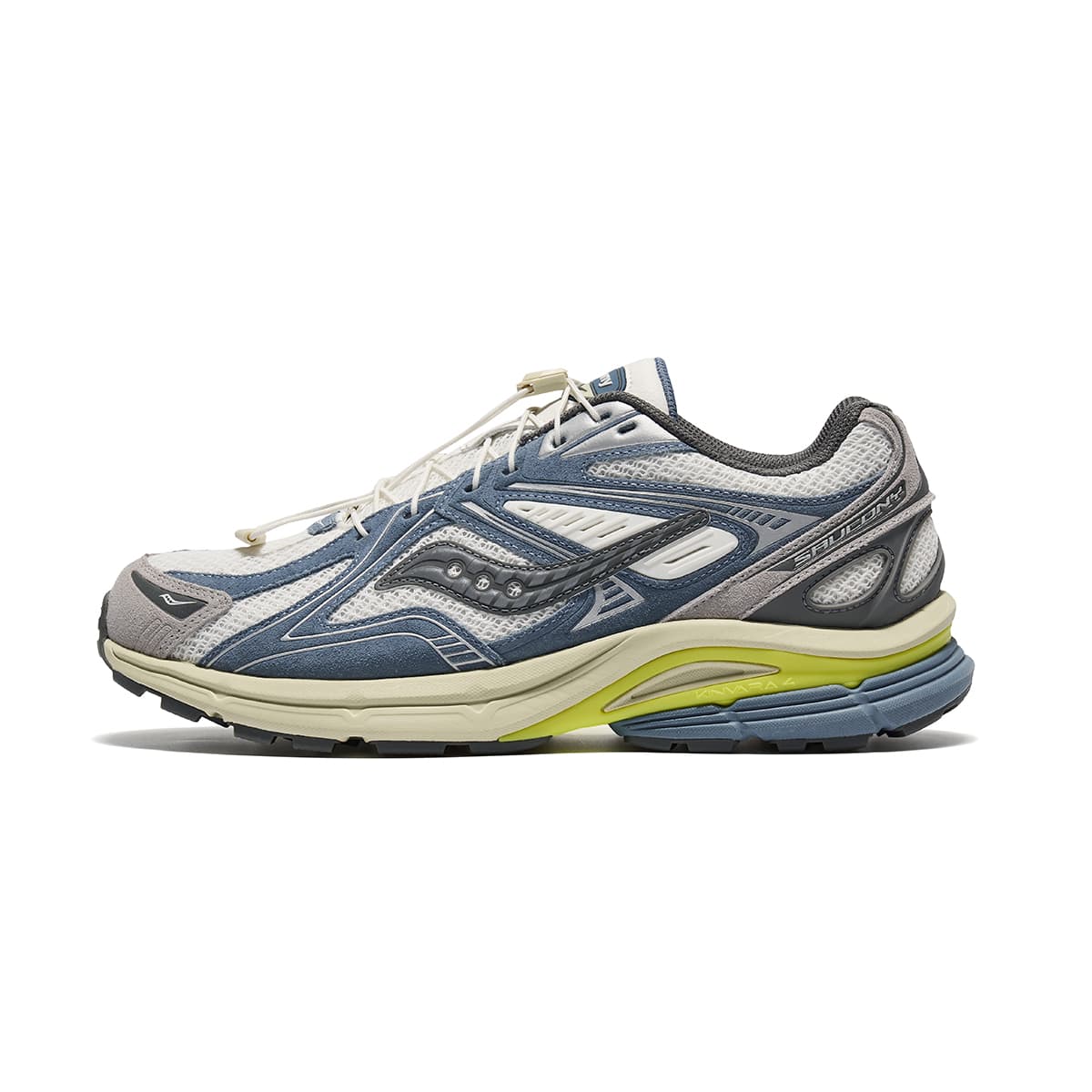 Saucony Kinvara 4 RE Comfortable Versatile Fabric Wear-Resistant Breathable Lightweight Low-Top Casual Running Shoes Unisex White Gray Blue