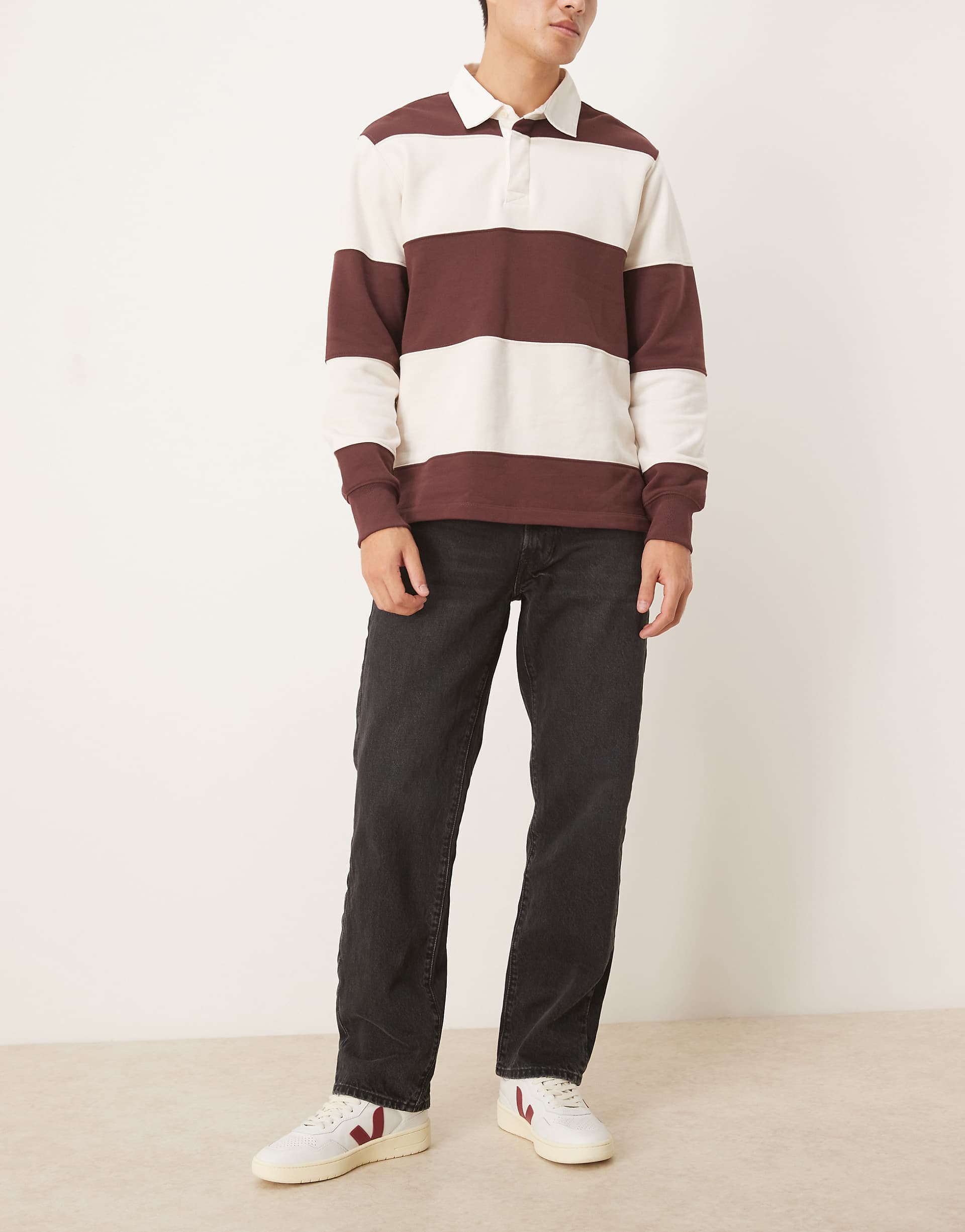 Abercrombie & Fitch straight leg jeans in black