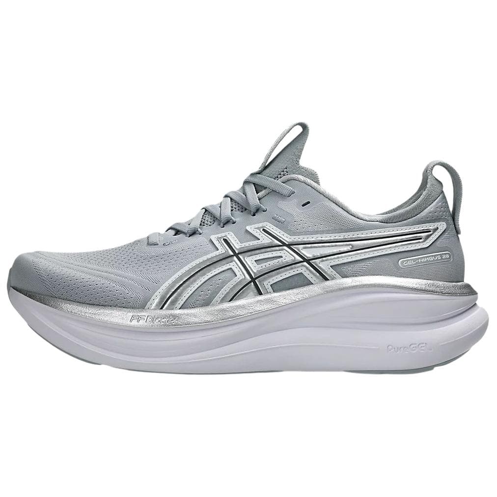 ASICS GEL-NIMBUS 28 ATC Comfort Fit Breathable Running Shoes Men's Grey Silver