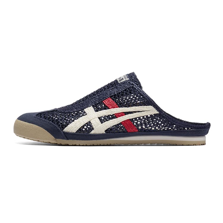 Onitsuka Tiger MEXICO 66 SABOT Comfortable Daily Breathable Lightweight Casual Closed-Toe Slides Unisex Navy Blue