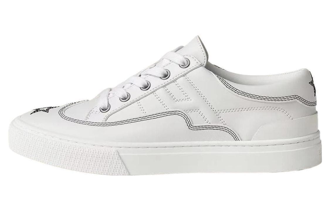 HERMES Low-Top Skateboard Shoes Women's White