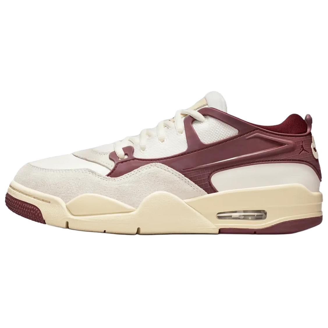 Jordan Air Jordan 4 RM Knight Comfort Durable Support Retro Basketball Shoes Women's White Red