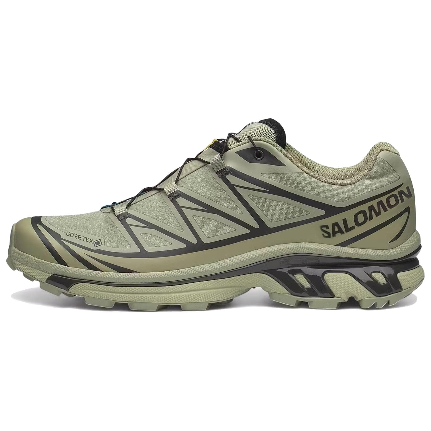 SALOMON XT-6 Gore-Tex Versatile Comfort Casual Running Shoes Unisex Beige Grey