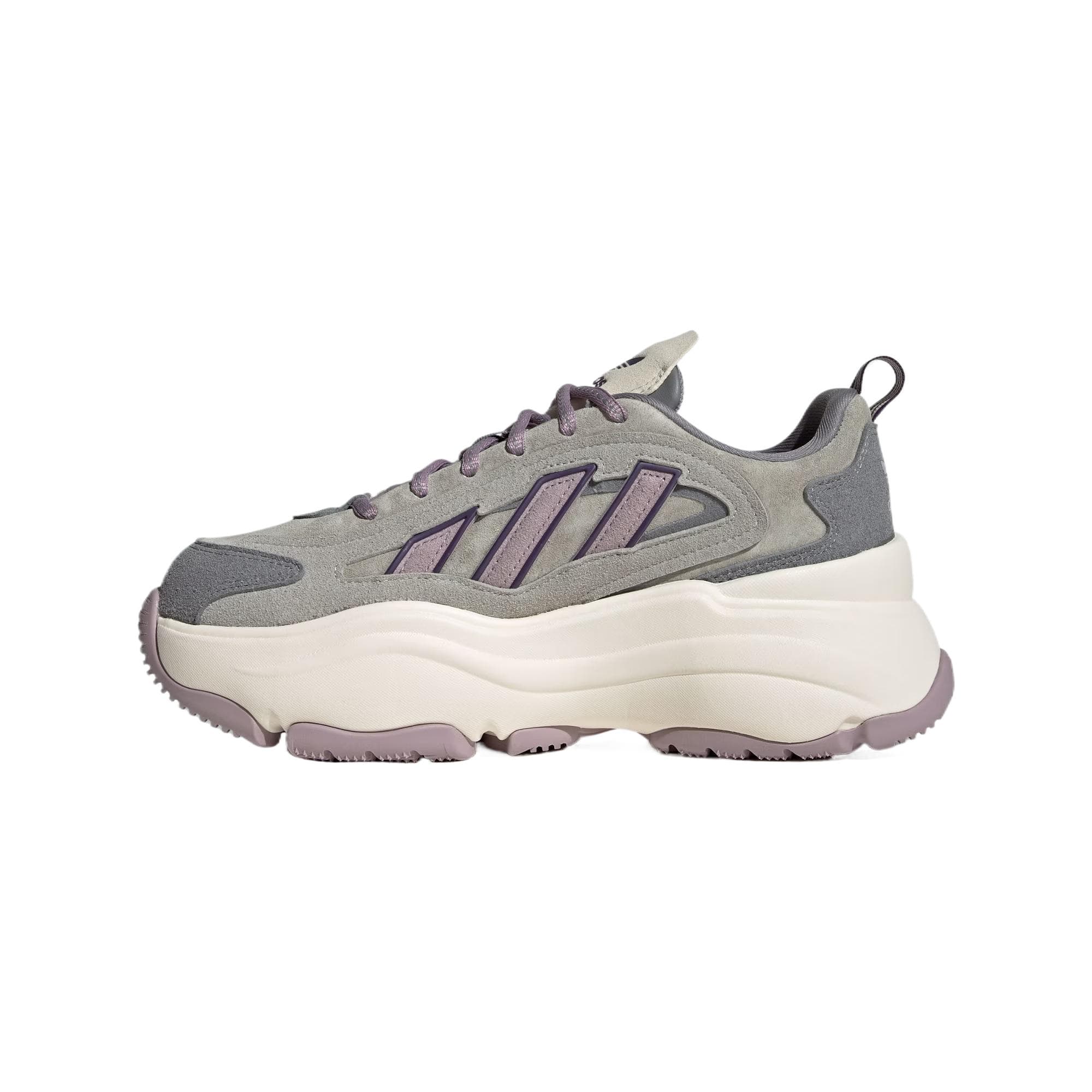 Adidas OZGAIA Wear-resistant And Lightweight Low-Top Casual Shoes Women's Gray