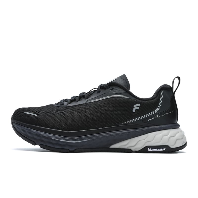 FILA SPD CHEETAH Breathable Coverage Low-Top Running Shoes Men's Steed Black