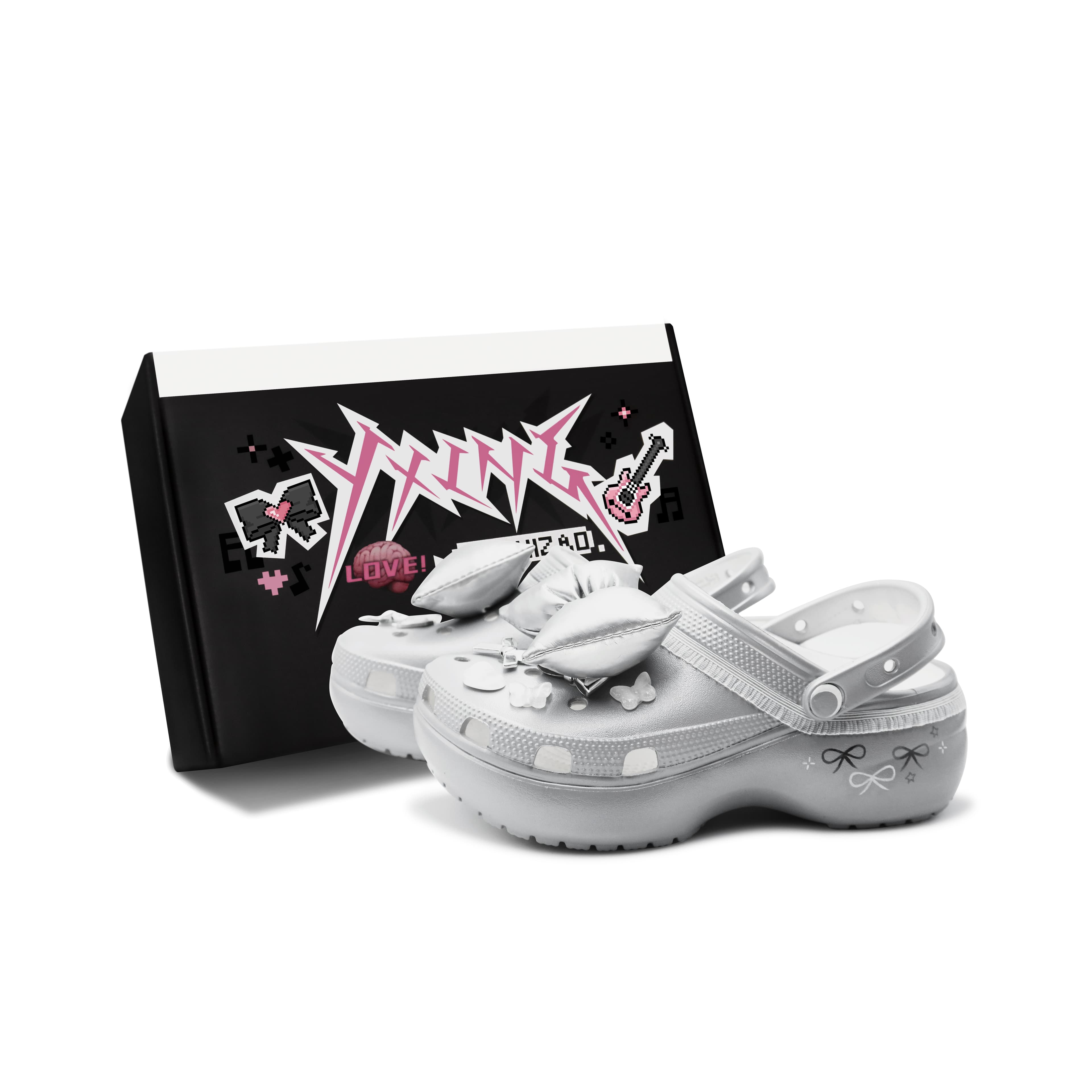 Crocs Classic Clog Clogs Women's Ballet Silver