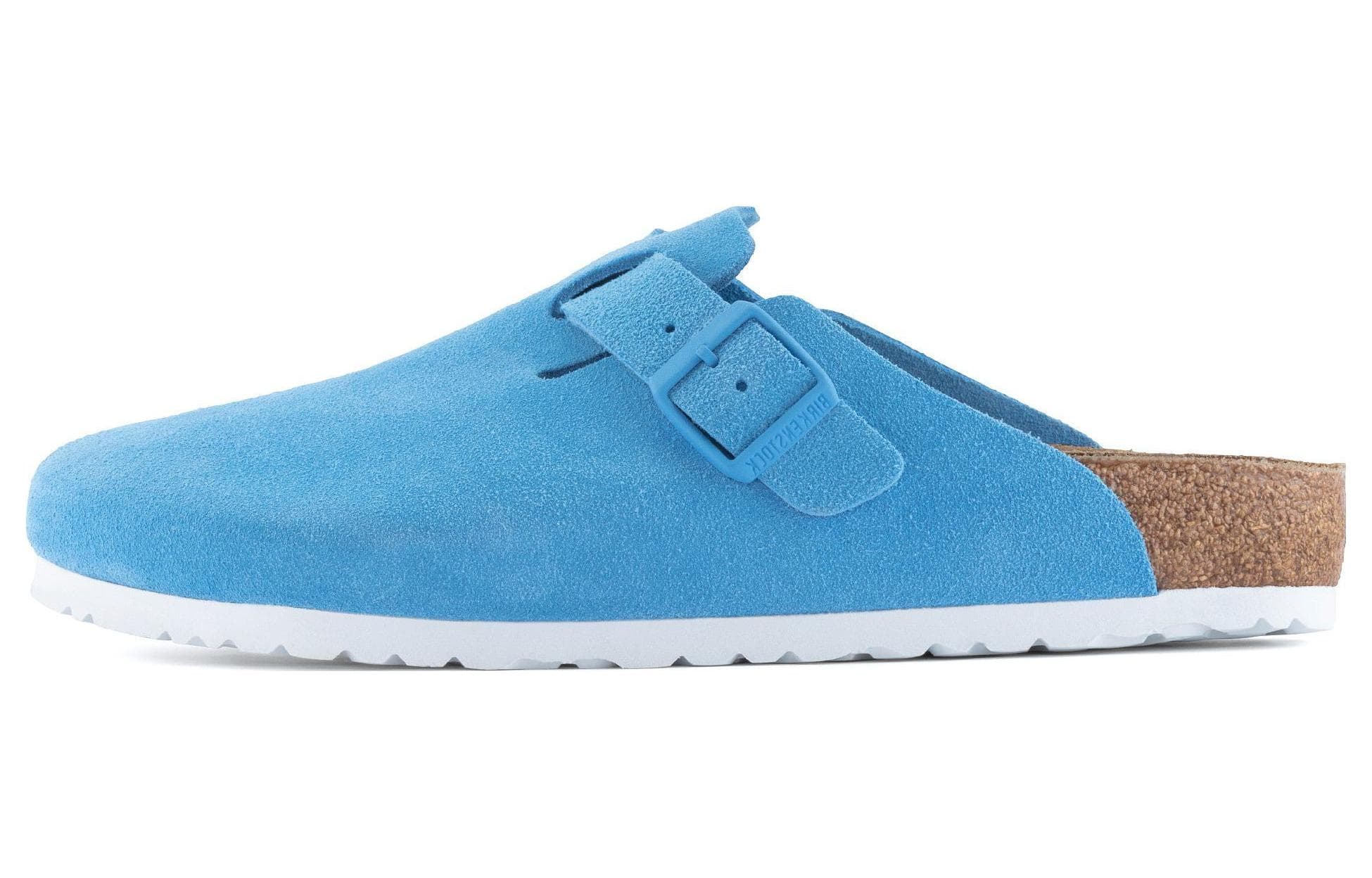 Birkenstock Boston Closed Toe Slippers Unisex Blue