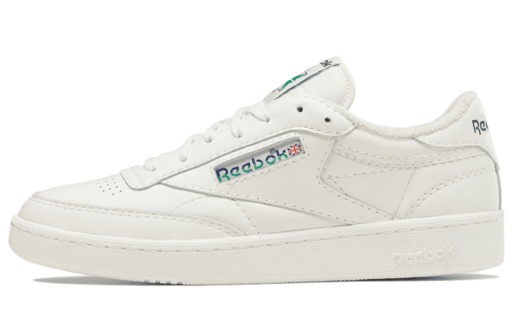 Reebok Club C 85 Chalk Cobalt Glen Green Logo