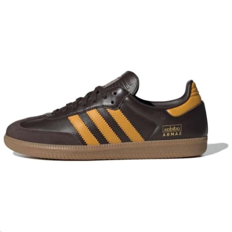 Adidas Originals Samba Og Dark Brown Preloved Yellow