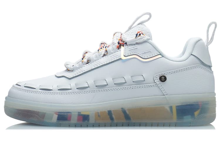 LINING CF Skateboard Shoes Women's Low-Top White