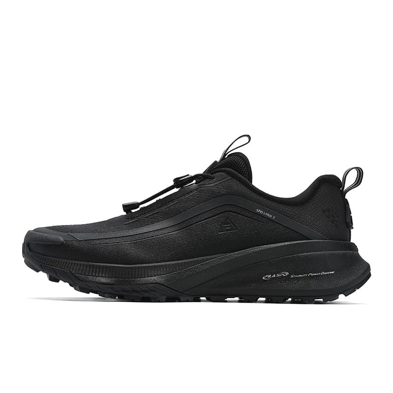 FILA SPD LYNX 3 Fashion Comfortable Shock-Absorbing Wear-Resistant Low-Top Running Shoes Men's Black
