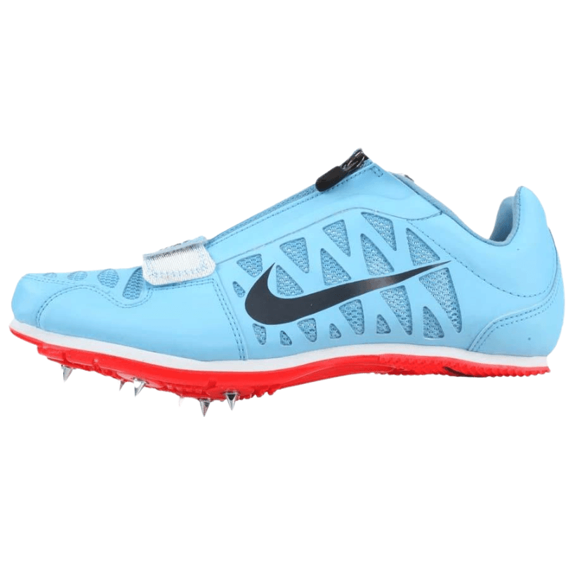 Nike Air Zoom LJ Round Toe Comfortable Water Blue Gray Track Shoes Unisex Low-Top