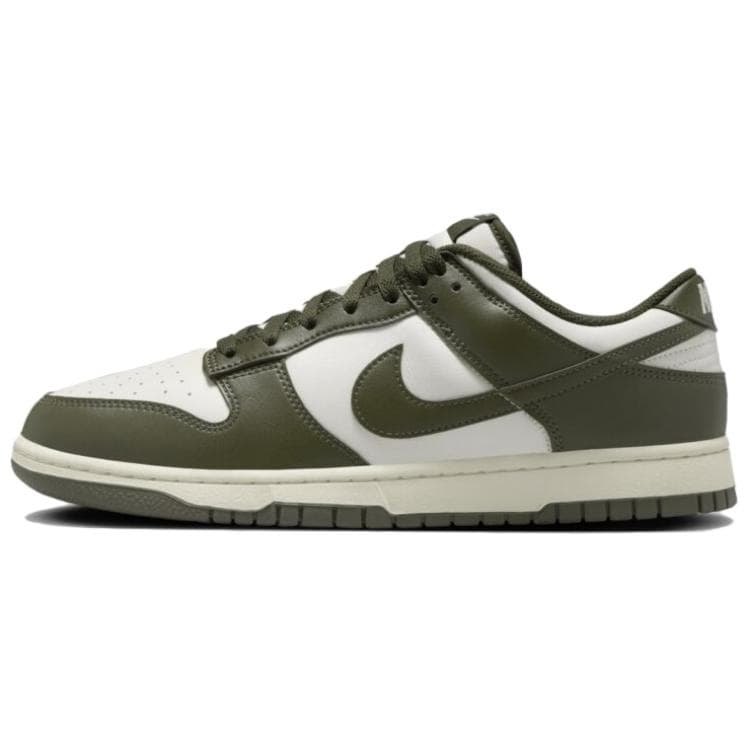 Nike Dunk Anti-Slip Wear-Resistant Low-Top Skateboard Shoes Unisex Army Green