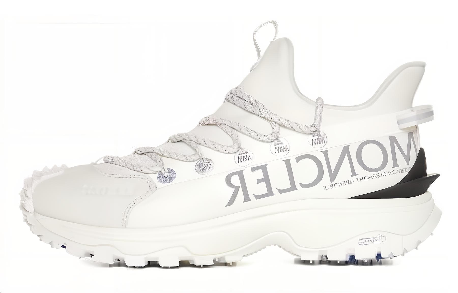 Moncler Logo Printed Stretch Ripstop Sneakers
